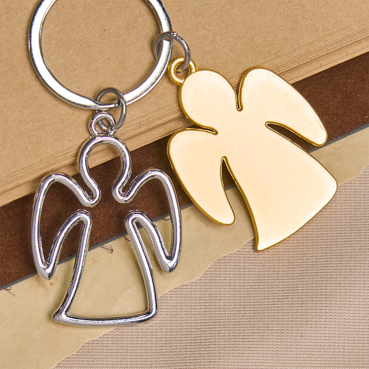 Christianartworkshop Divine Watch Over You Guardian Angel by Your Side Keychain - image 5