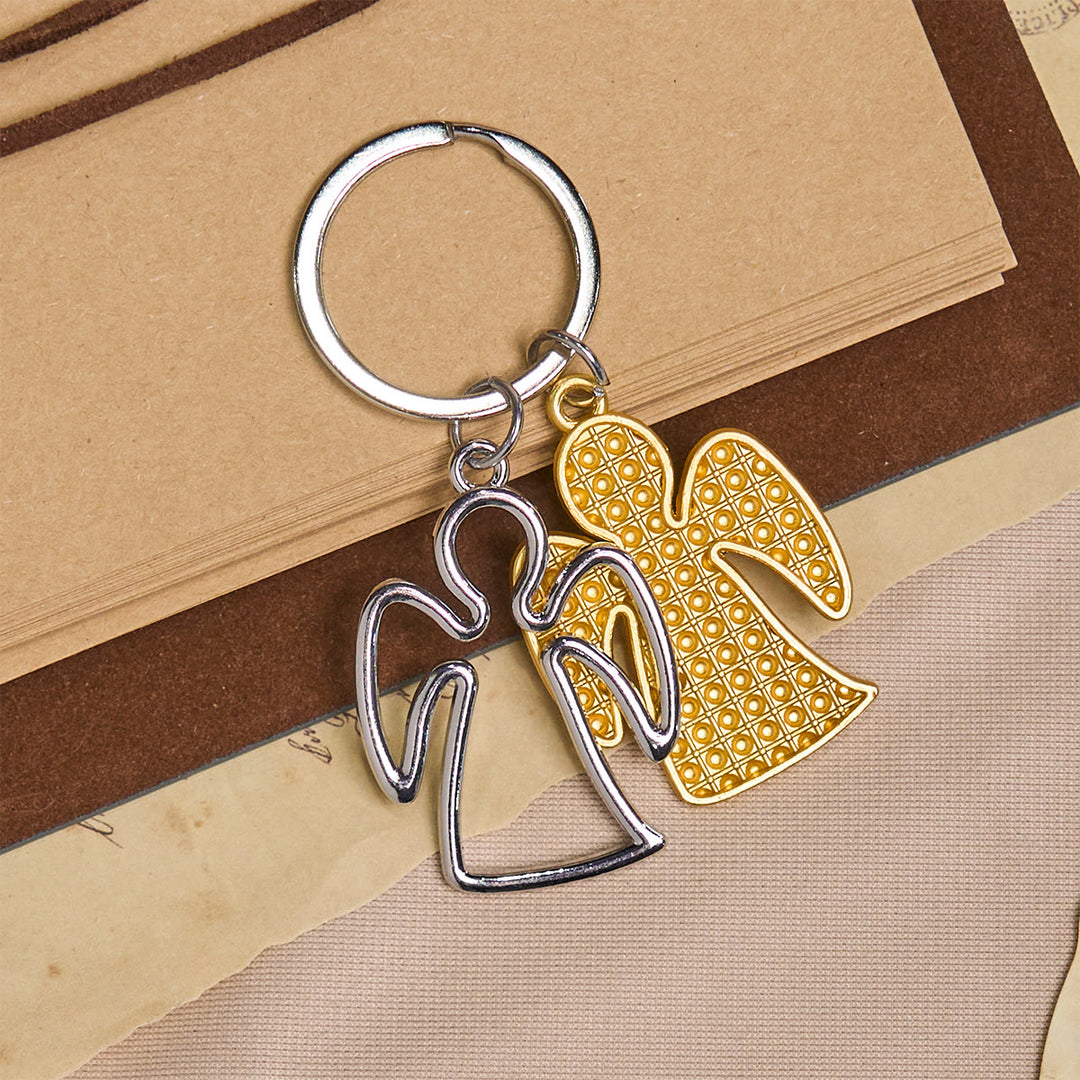 Christianartworkshop Divine Watch Over You Guardian Angel by Your Side Keychain - image 3