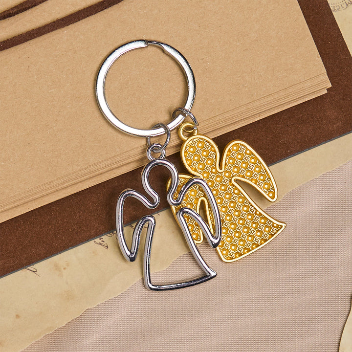 Christianartworkshop Divine Watch Over You Guardian Angel by Your Side Keychain - image 3