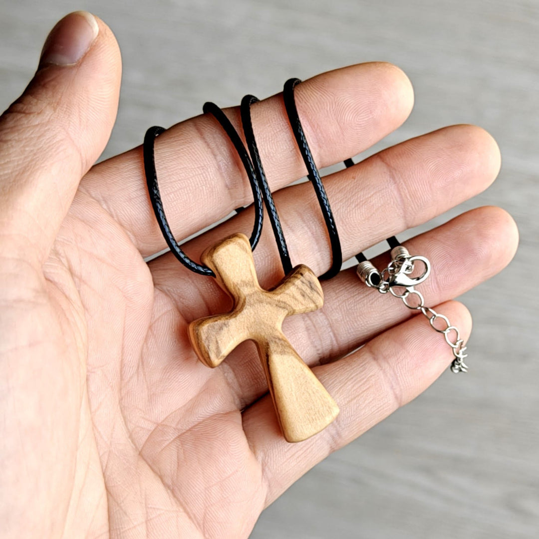 Christianartworkshop Wooden Cross Pendant Necklace : Christian Faith Jewelry - image 5