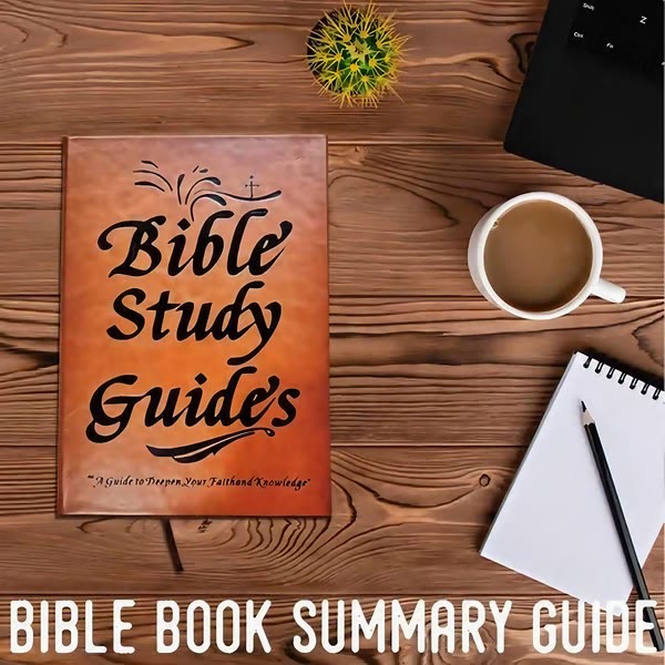Christianartworkshop 66-Page Bible Study Guide Journal for Daily Devotions and Group Study - image 1