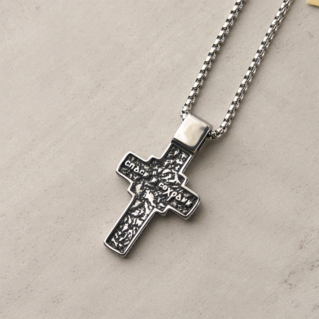 FREE Today: Vintage Titanium Steel Orthodox Crucifix Necklace Series: Multiple Styles of Faith and Devotion - image 15