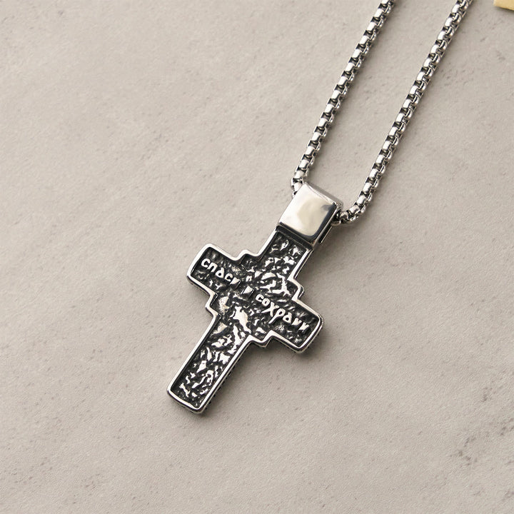 FREE Today: Vintage Titanium Steel Orthodox Crucifix Necklace Series: Multiple Styles of Faith and Devotion - image 15