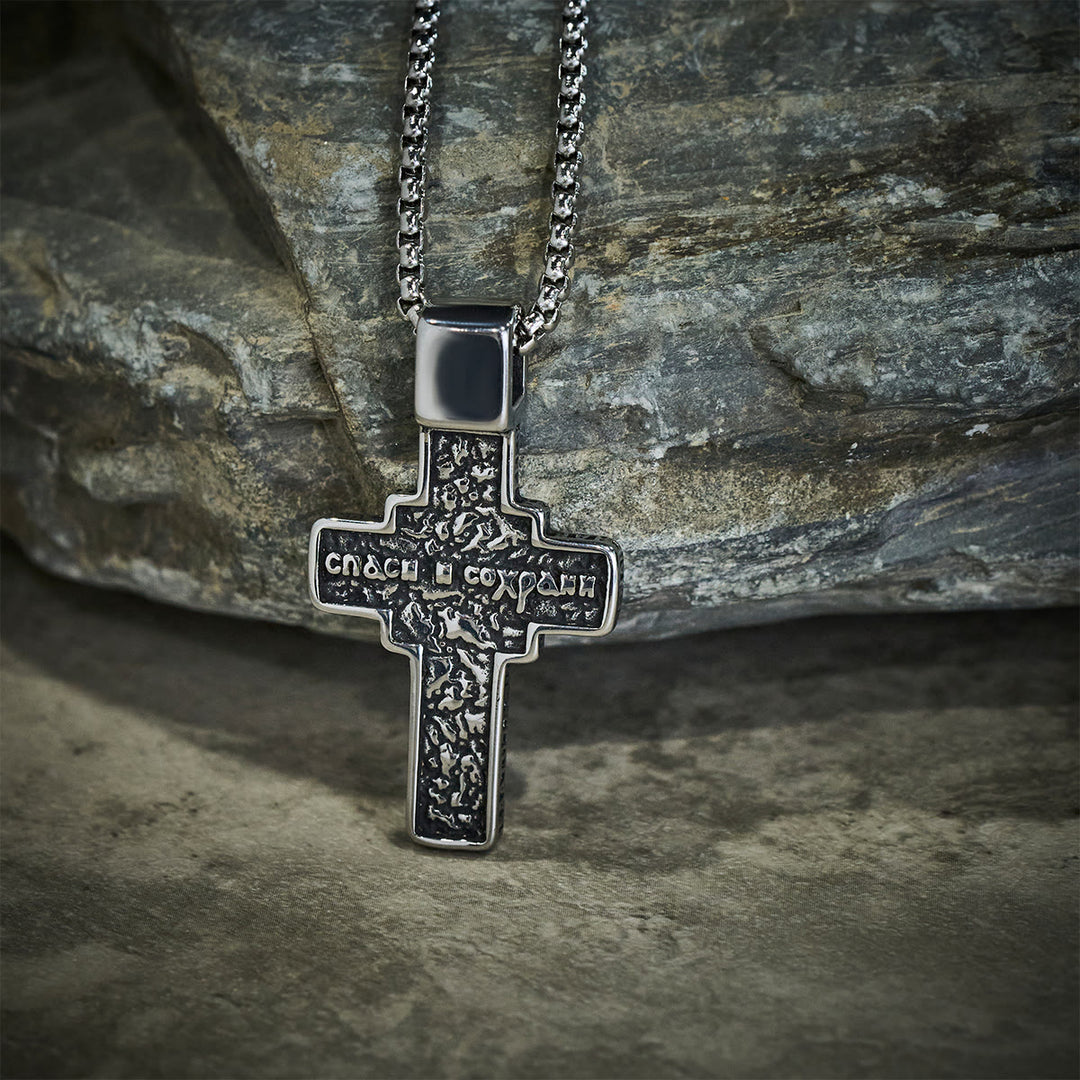 FREE Today: Vintage Titanium Steel Orthodox Crucifix Necklace Series: Multiple Styles of Faith and Devotion - image 13