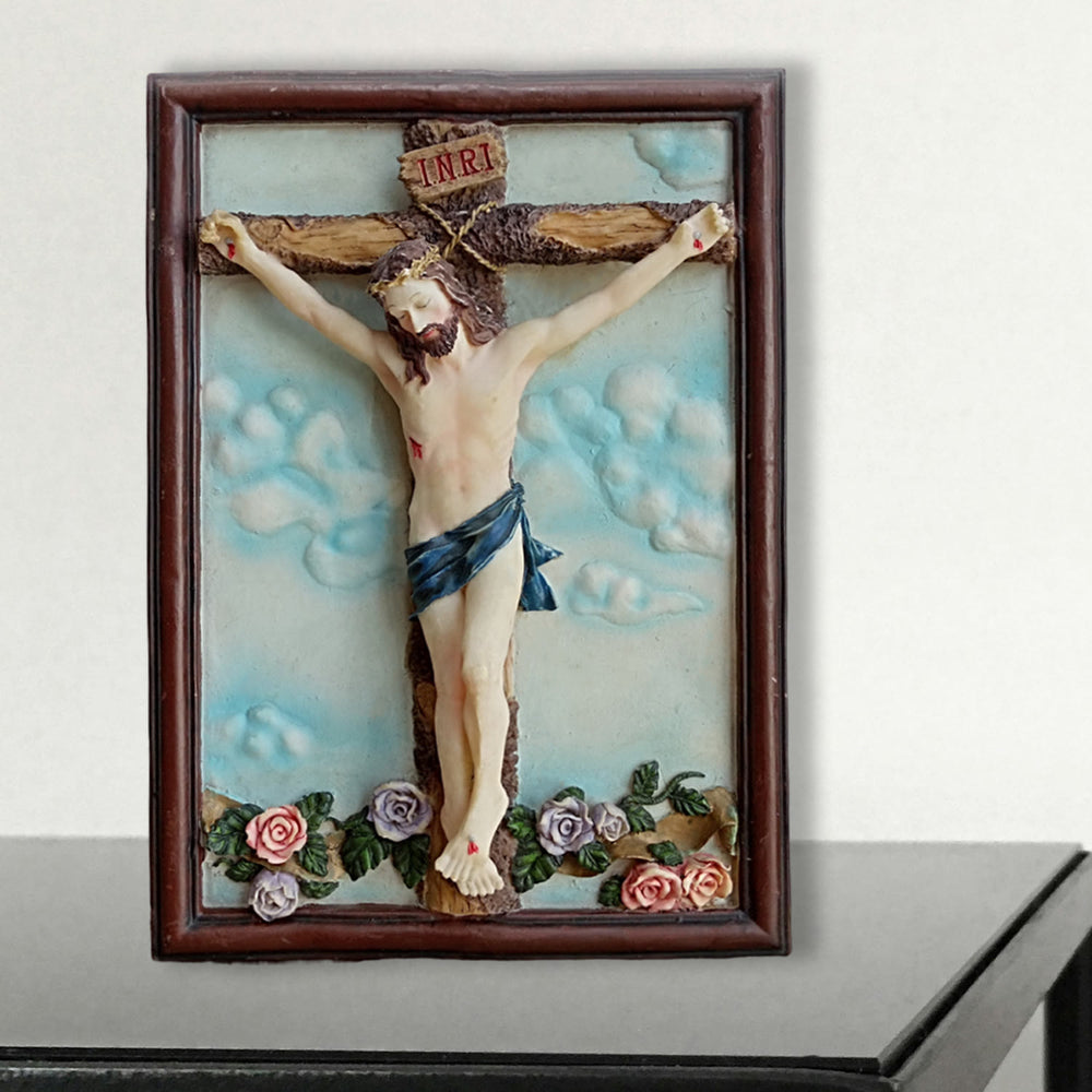 Christianartworkshop Classic Resin Crucifix Jesus Statue: Rare Emblem of Enduring Spiritual Sacrifice - image 1