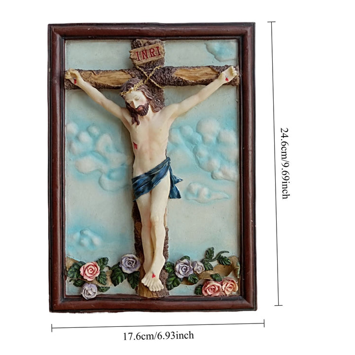 Christianartworkshop Classic Resin Crucifix Jesus Statue: Rare Emblem of Enduring Spiritual Sacrifice - image 4
