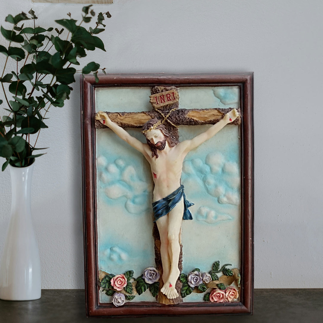 Christianartworkshop Classic Resin Crucifix Jesus Statue: Rare Emblem of Enduring Spiritual Sacrifice - Resin - image 0