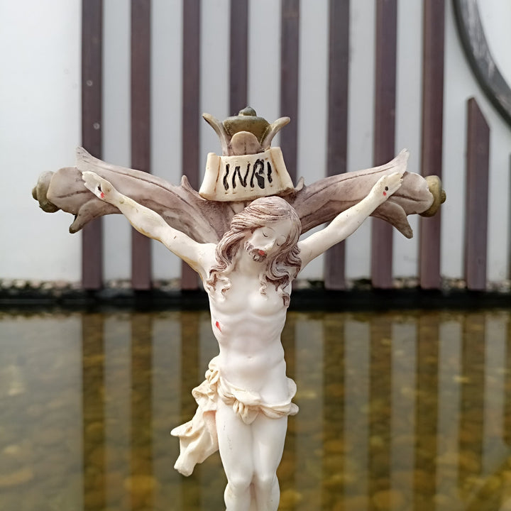 Christianartworkshop Classic Resin Crucifix Jesus Figure: Uncommon Badge of Steadfast Conviction - image 5