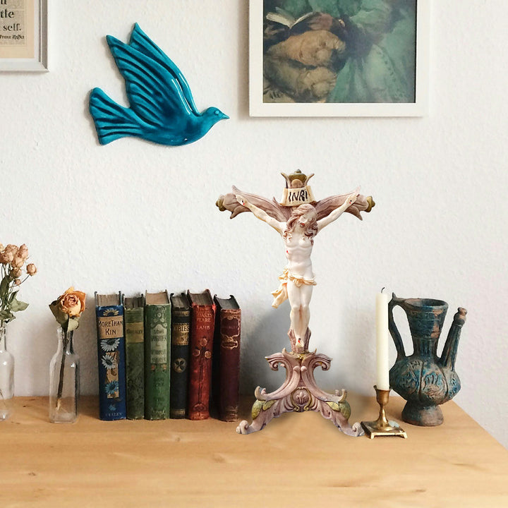 Christianartworkshop Classic Resin Crucifix Jesus Figure: Uncommon Badge of Steadfast Conviction - image 2
