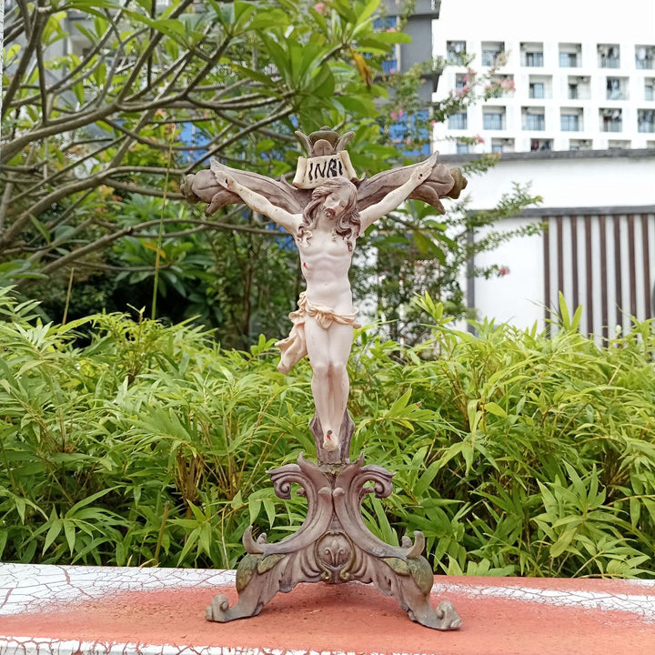 Christianartworkshop Classic Resin Crucifix Jesus Figure: Uncommon Badge of Steadfast Conviction - image 6