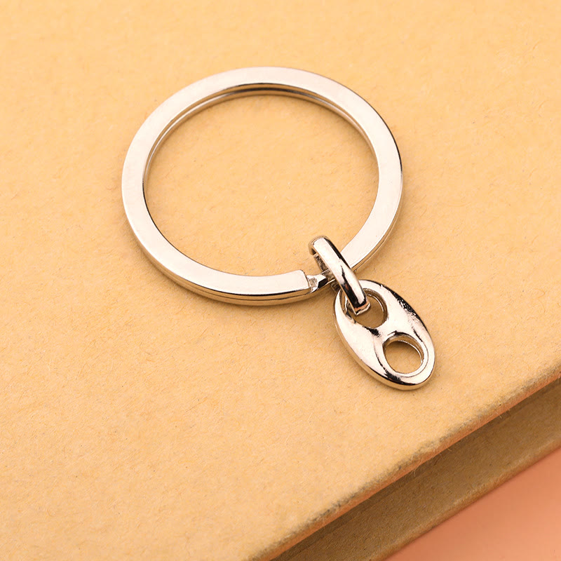 Christianartworkshop Minimalist Silver - Toned Dove Cross Keychain: Subtle Reminder of Divine Love - image 4