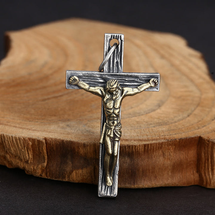 Christianartworkshop Classic Sterling Silver Crucifix Necklace: A Symbol of Faith for Daily Spiritual Connection - 925 Sterling Silver - image 0