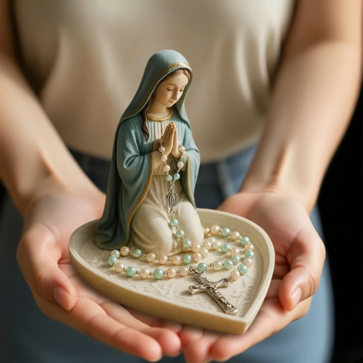 Christianartworkshop Classic Resin Praying Jesus Rosary Holder: A Timeless Emblem of Devotion - image 2