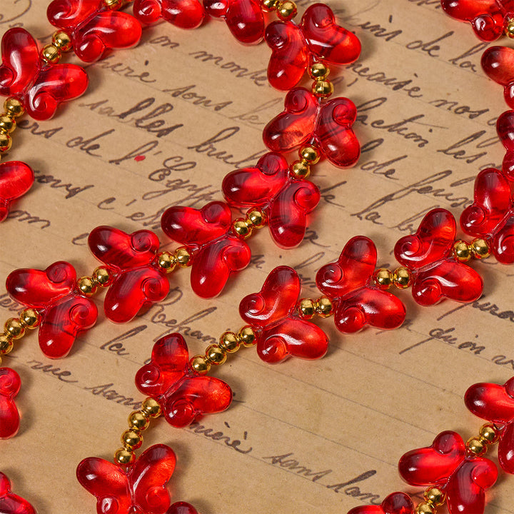FREE Today: Our Lady's Grace with Blessed Red Butterfly Prayer Beads Animal Rosary - image 6