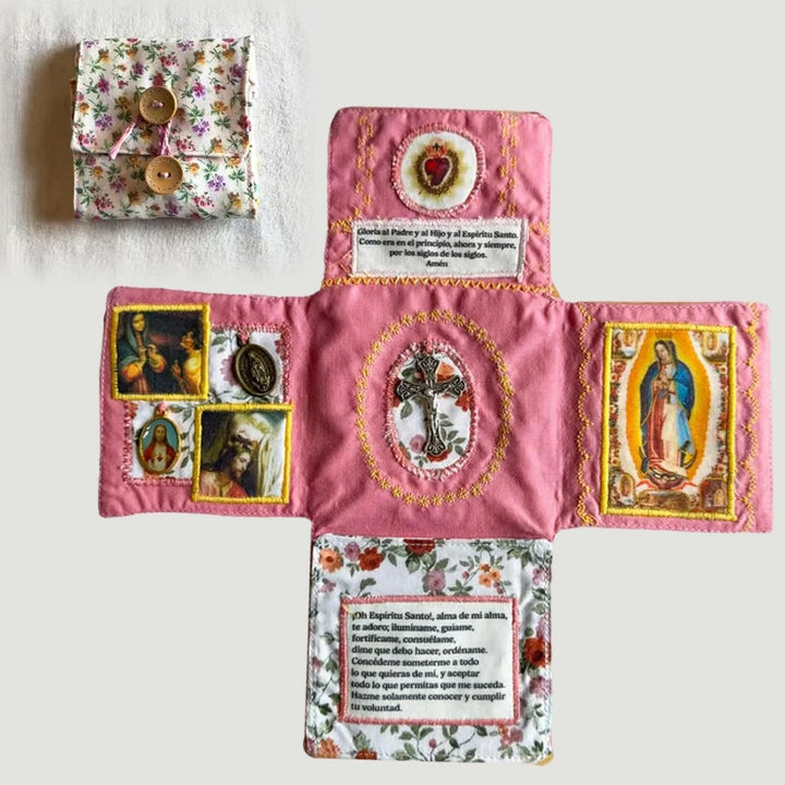 FREE Today: Handmade Embroidered Fabric Cross with Charms: A Rare Fusion of Craftsmanship and Faith - image 5