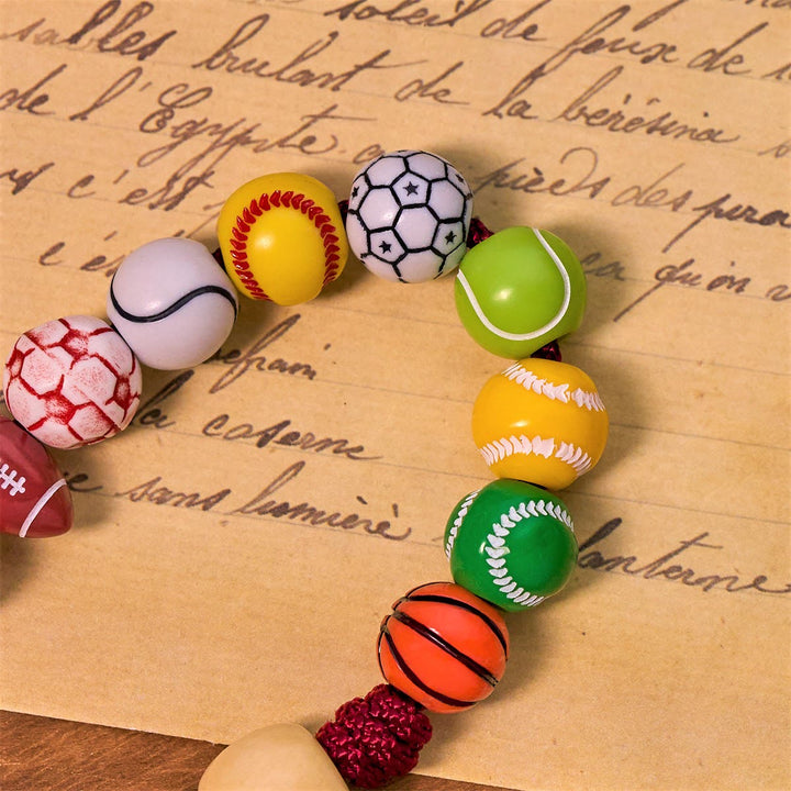 All-in-One Sports Prayer Rosary Keychain with Multi-Sport Beads: No Regrets in Every Game - image 5