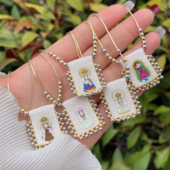 Christianartworkshop Cute Cartoon Divine Figure Necklaces: A Cherished Symbol of Faith - image 1