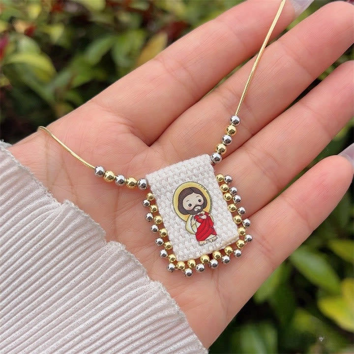 Christianartworkshop Cute Cartoon Divine Figure Necklaces: A Cherished Symbol of Faith - F - image 7