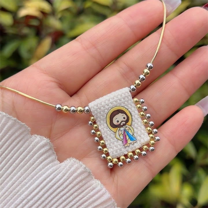 Christianartworkshop Cute Cartoon Divine Figure Necklaces: A Cherished Symbol of Faith - G - image 8