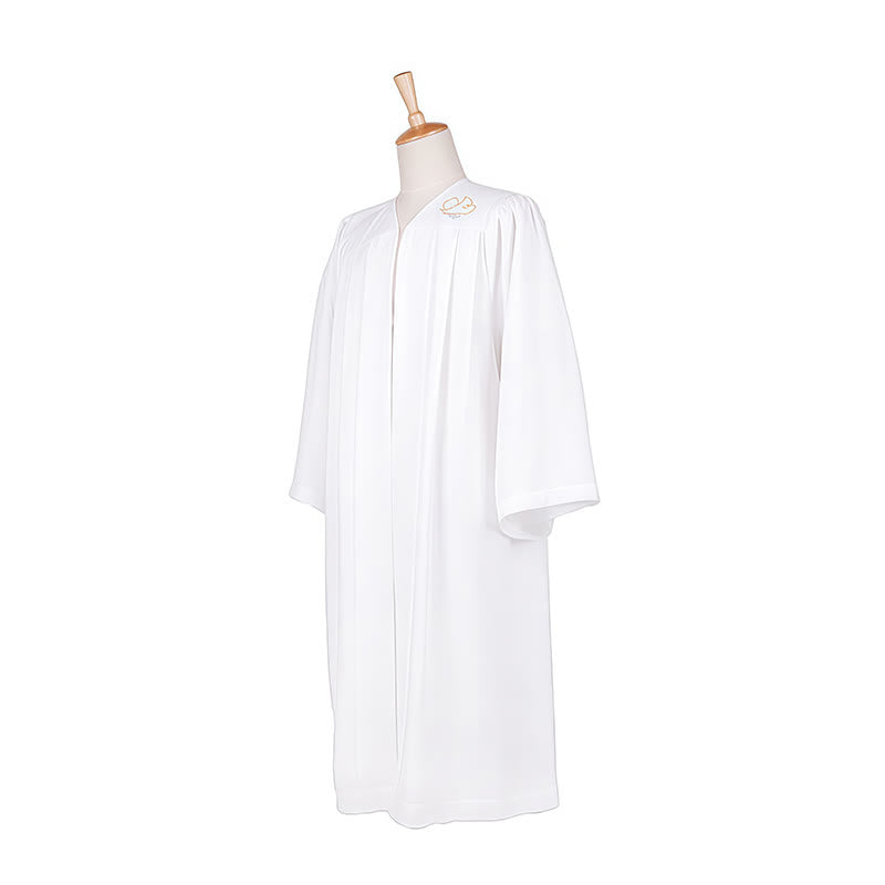 Christianartworkshop Dove of the Holy Spirit Clergy Robe in White: Embrace Purity and Divine Peace - image 4