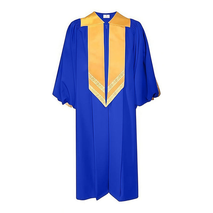 Christianartworkshop Classic Versatile 4-Color Clergy Robes with Golden V-Collar Design - image 3