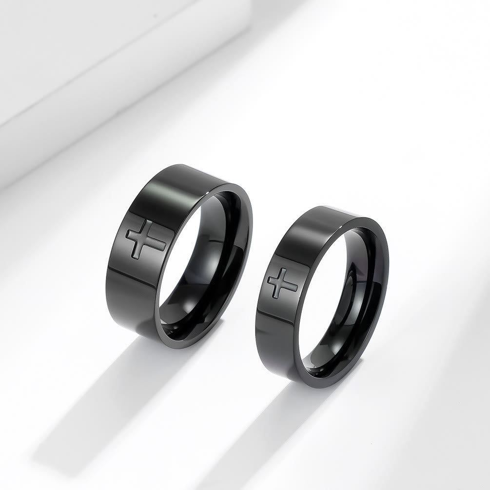 Christianartworkshop Two - Color Minimalist Cross Rings: Faith - Inspired Fashion - image 8