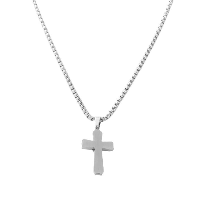 Christianartworkshop Dual - Tone Metal Crucifix Necklace with Jesus Figure: Faith & Art Fusion - image 4
