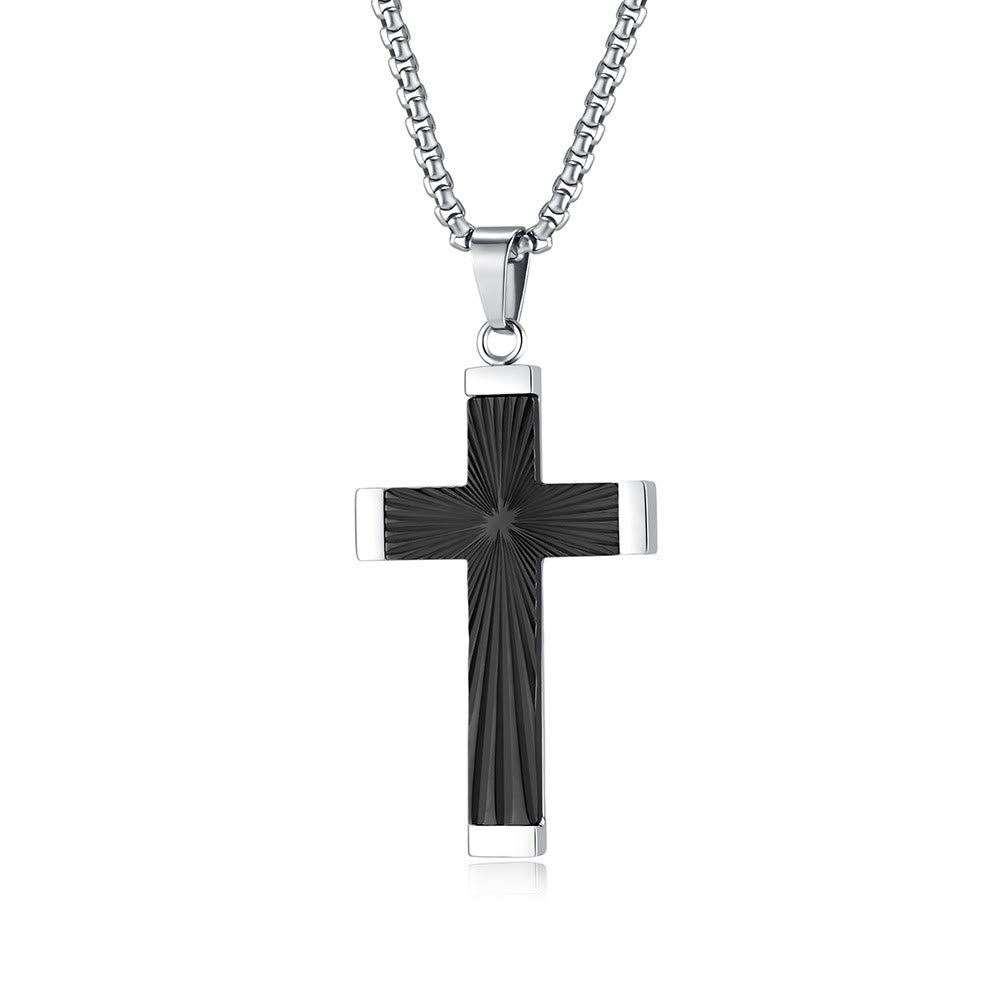 Christianartworkshop Three - Color Radiant Cross Pendant: A Fusion of Art and Belief - image 6