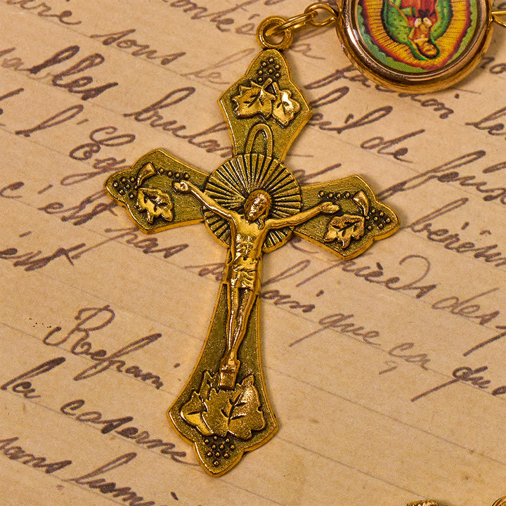 FREE Today: Our Lady of Guadalupe Bead Burgundy Elegance Rosary with Fatima Medal - image 8