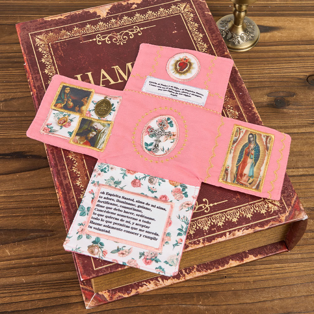 FREE Today: Handmade Embroidered Fabric Cross with Charms: A Rare Fusion of Craftsmanship and Faith - image 9