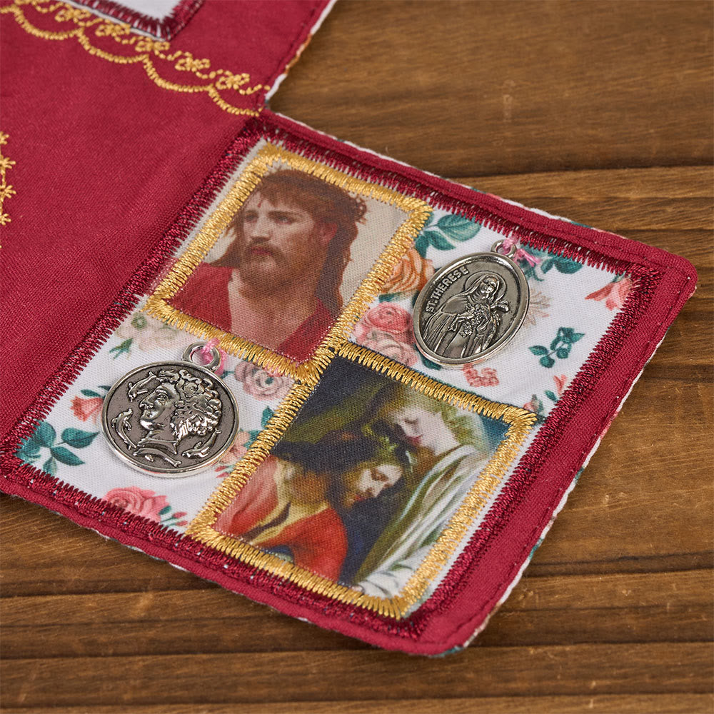 FREE Today: Handmade Embroidered Fabric Cross with Charms: A Rare Fusion of Craftsmanship and Faith - image 14