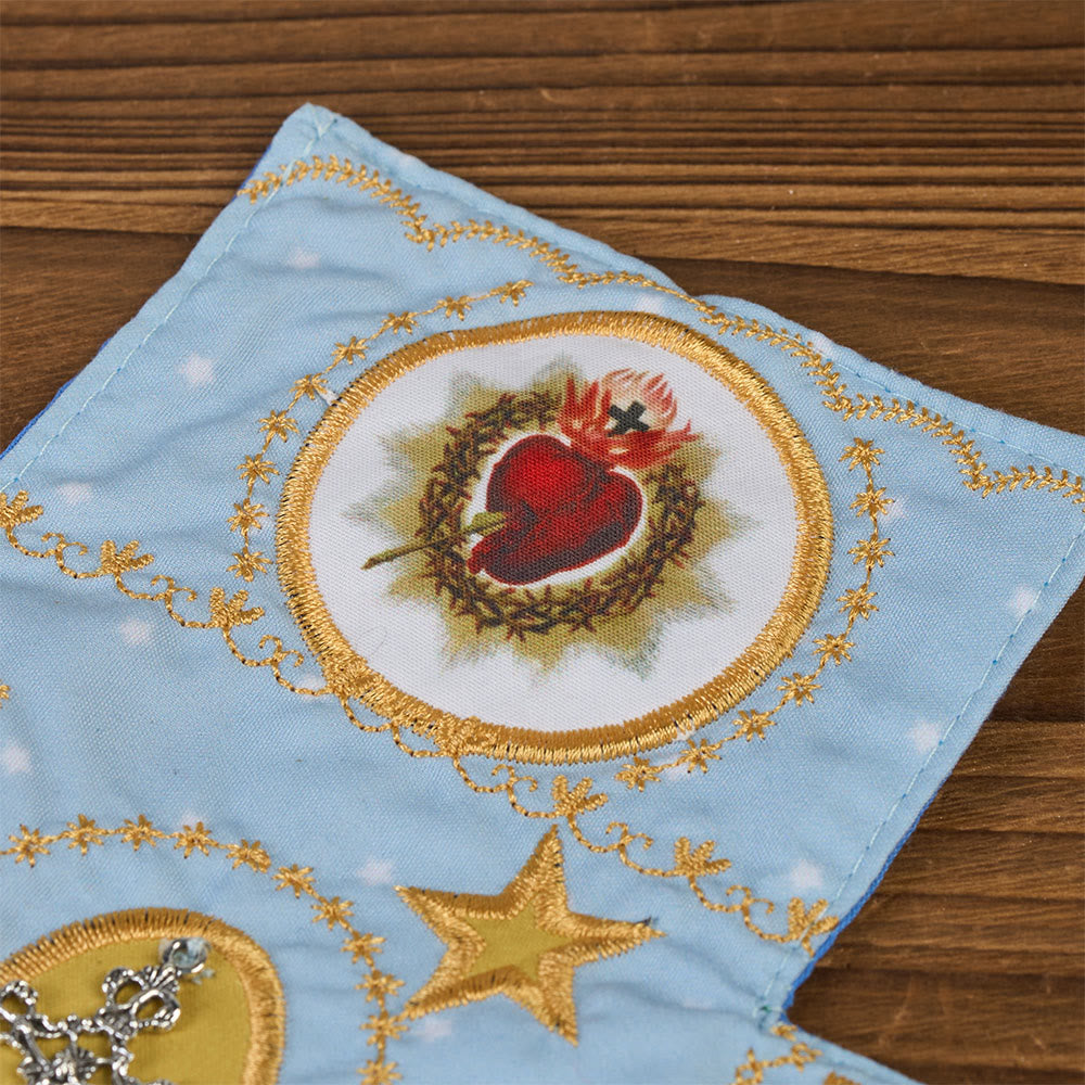 FREE Today: Handmade Embroidered Fabric Cross with Charms: A Rare Fusion of Craftsmanship and Faith - image 29