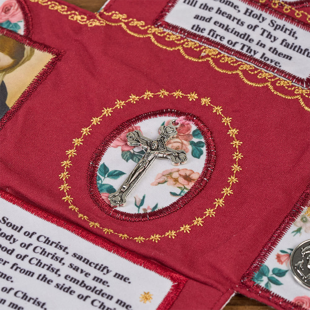 FREE Today: Handmade Embroidered Fabric Cross with Charms: A Rare Fusion of Craftsmanship and Faith - image 13