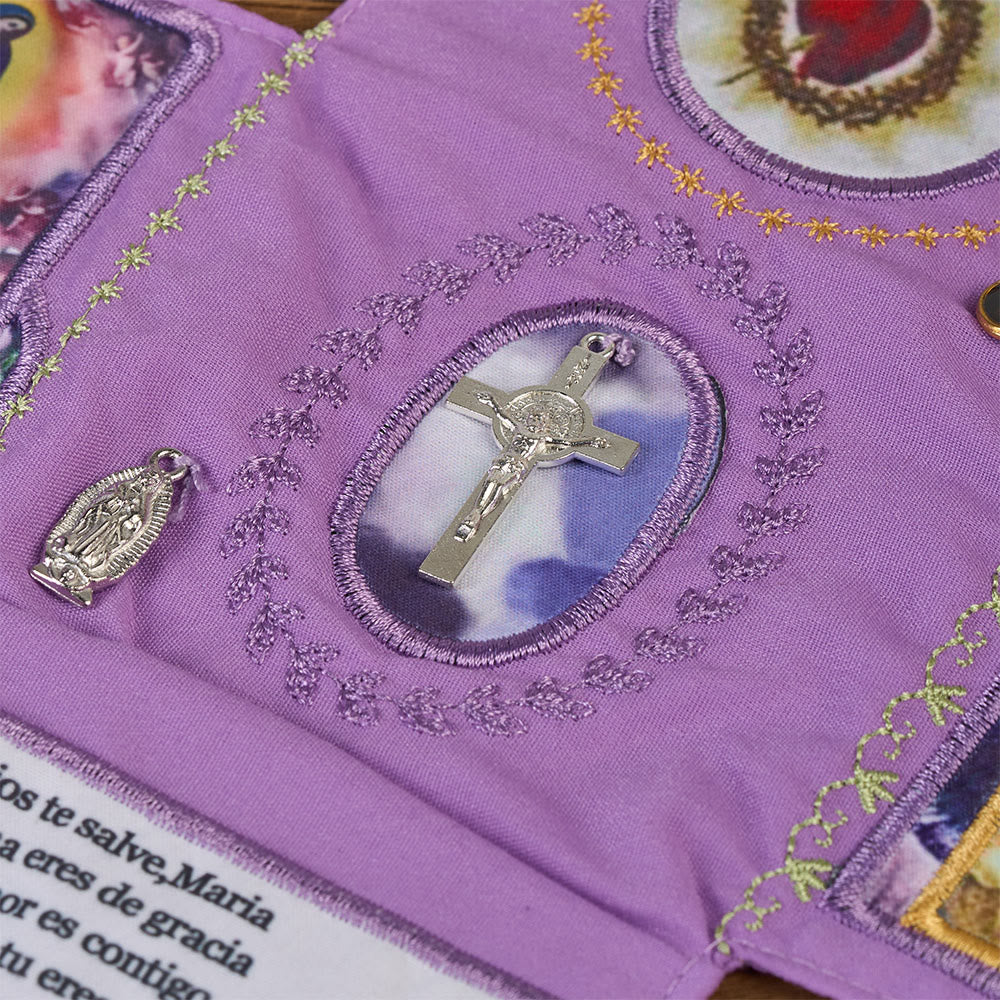 FREE Today: Handmade Embroidered Fabric Cross with Charms: A Rare Fusion of Craftsmanship and Faith - image 23