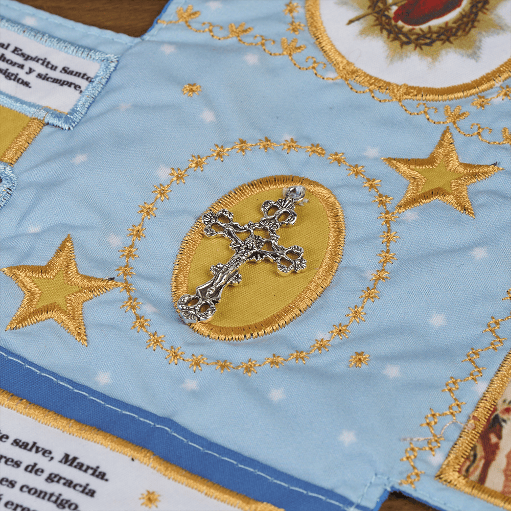 FREE Today: Handmade Embroidered Fabric Cross with Charms: A Rare Fusion of Craftsmanship and Faith - image 27