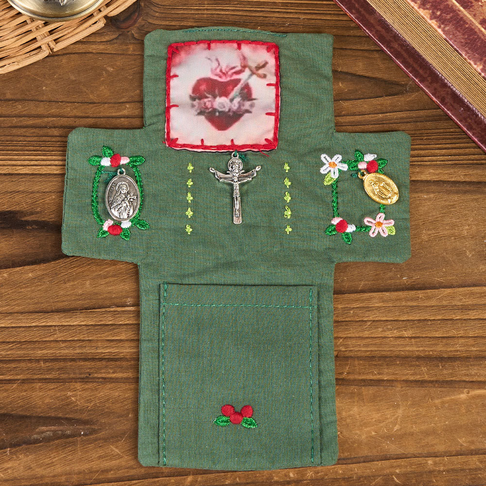 FREE Today: Classic Style Handcrafted Pocket Shrine with a Cross Inside - image 3