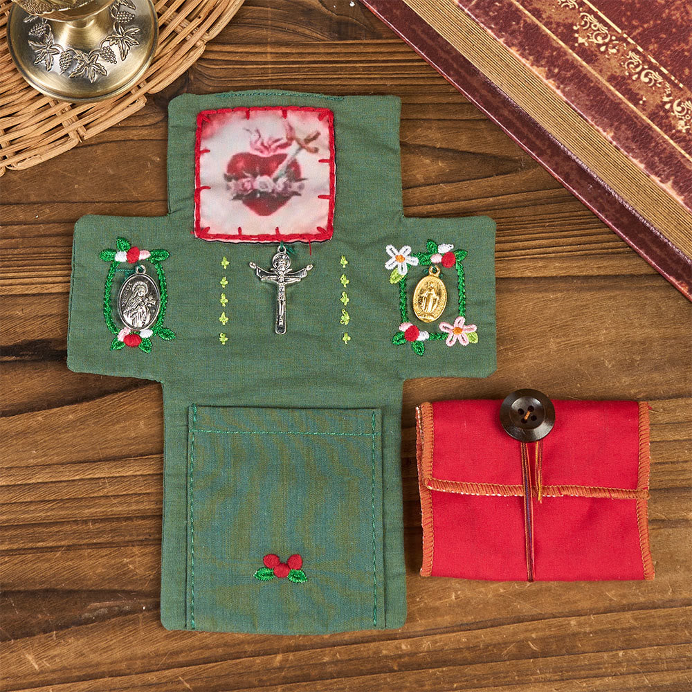 FREE Today: Classic Style Handcrafted Pocket Shrine with a Cross Inside - image 7