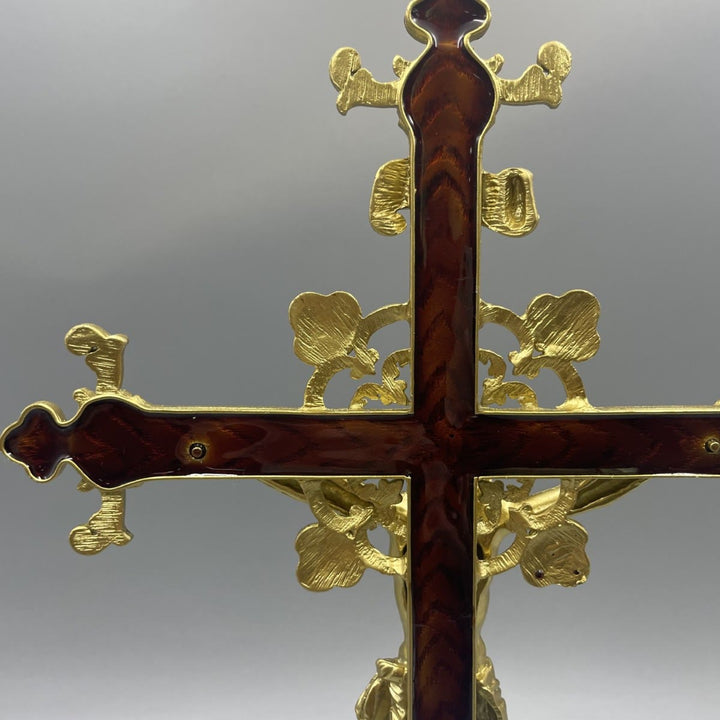 Christianartworkshop INRI Inscribed Crucifix Figurine with Ornate Craftsmanship - image 2