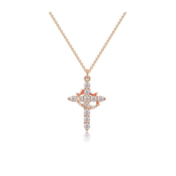 FREE Today: Modern Crowned in Faith Cross Necklace, Earrings - image 8