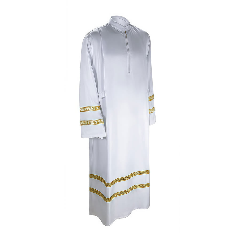 Christianartworkshop Multi - Style White Clergy Robes: Ideal for Church Worship & Rituals - image 6