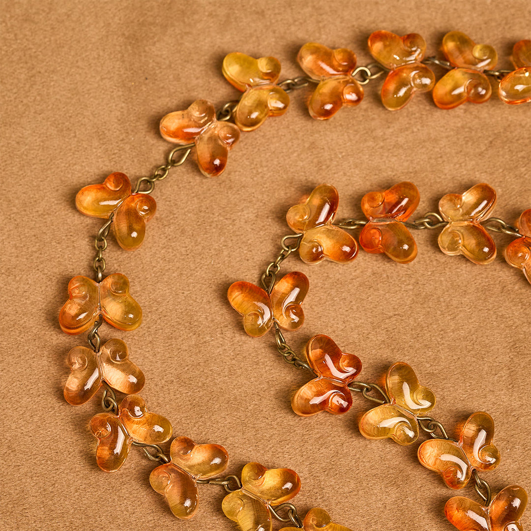 FREE Today: Amber Butterfly Beads with Crucifix & Holy Family Animal Rosary - image 8