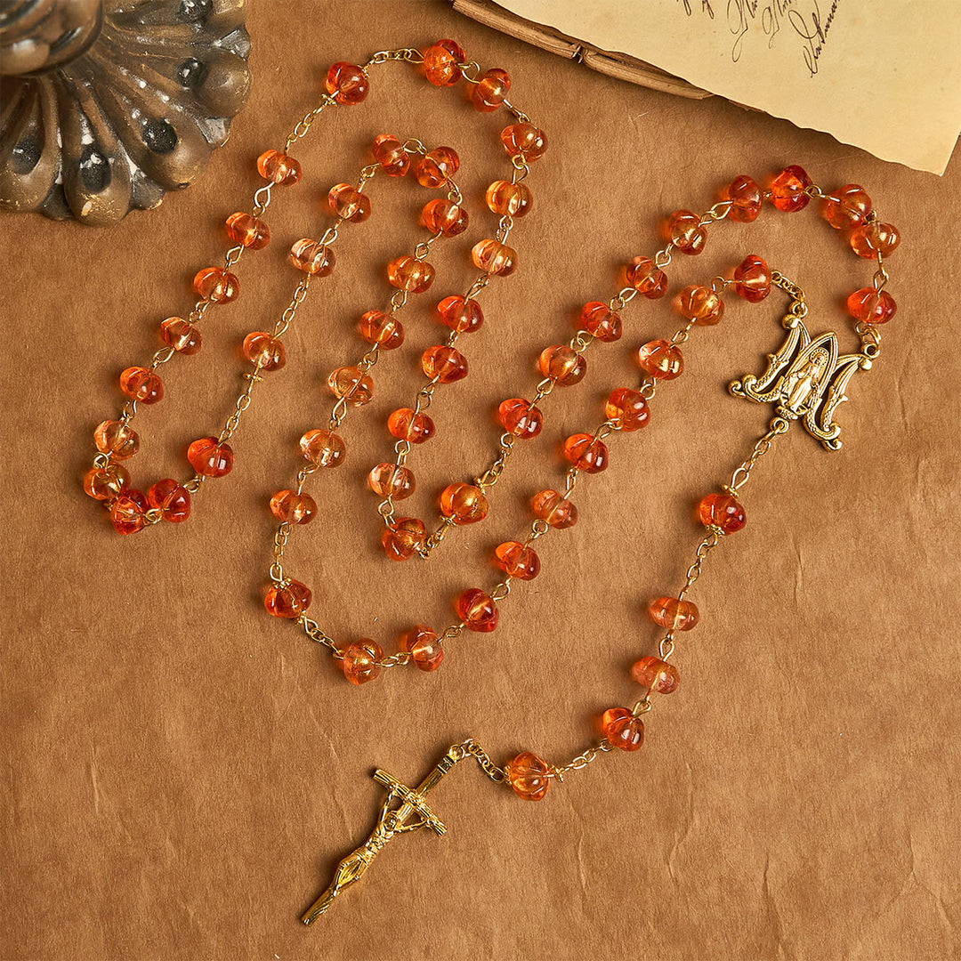 FREE Today: Halloween - Themed Pumpkin - Shaped Beads Bracelet, Animal Rosary  - image 3