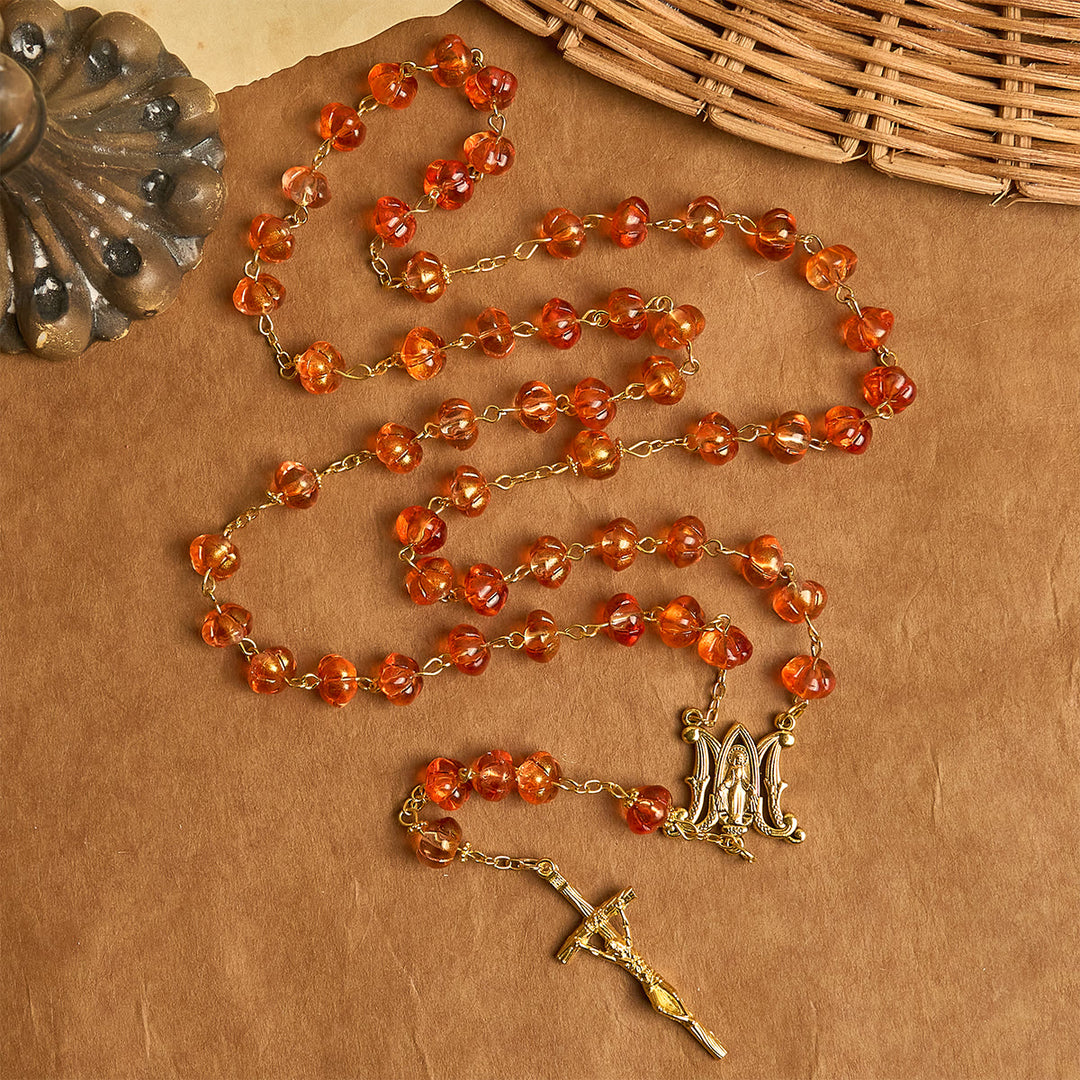 Christianartworkshop Halloween - Themed Pumpkin - Shaped Beads Rosary, Bracelet - image 4