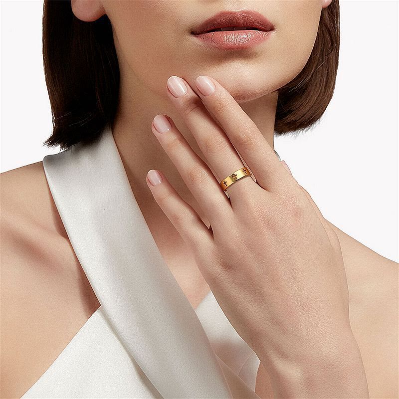 FREE Today: Multi - Cross Cutout Band Ring: Two - Color Stainless Steel Faith Jewelry - image 1