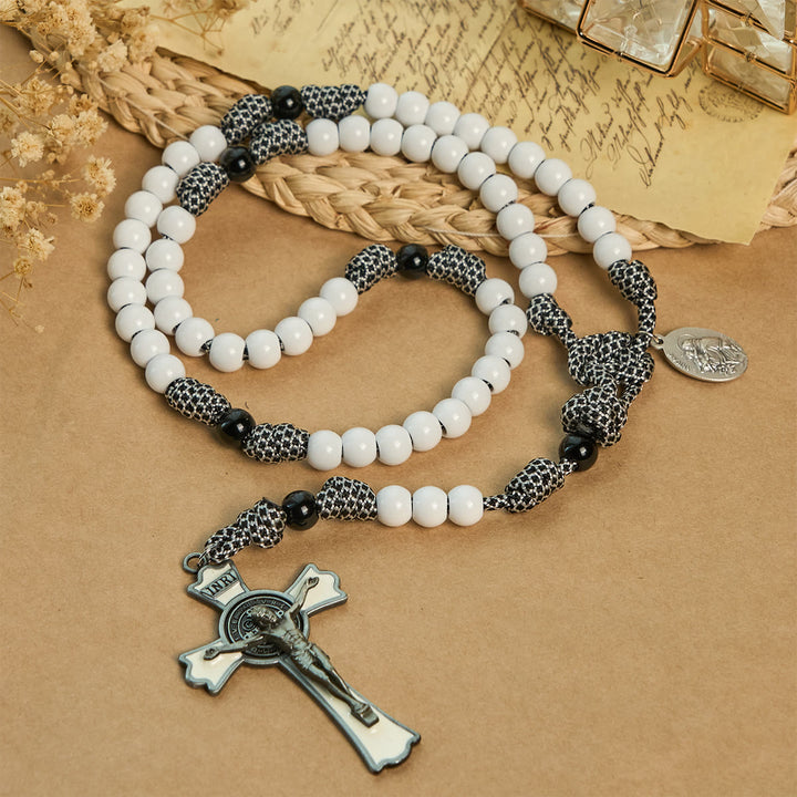 Christianartworkshop Solid Knot Nylon Cord Rosary with St. Anthony Medal: Restore Lost Hope - image 6
