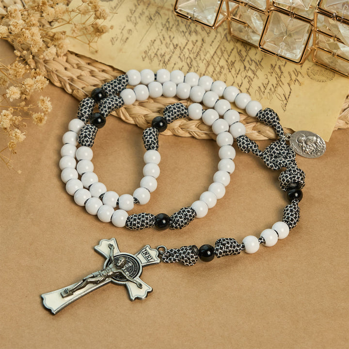 Christianartworkshop Solid Knot Nylon Cord Rosary with St. Anthony Medal: Restore Lost Hope - image 5