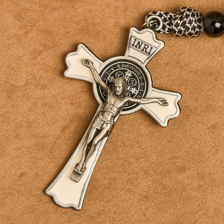 Christianartworkshop Solid Knot Nylon Cord Rosary with St. Anthony Medal: Restore Lost Hope - image 9
