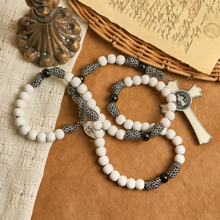 Christianartworkshop Solid Knot Nylon Cord Rosary with St. Anthony Medal: Restore Lost Hope - image 4
