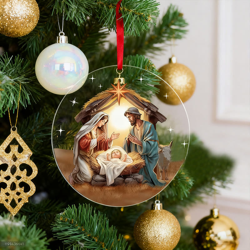 Christianartworkshop Christmas Nativity Scene Christ Decor Ornaments B - image 3