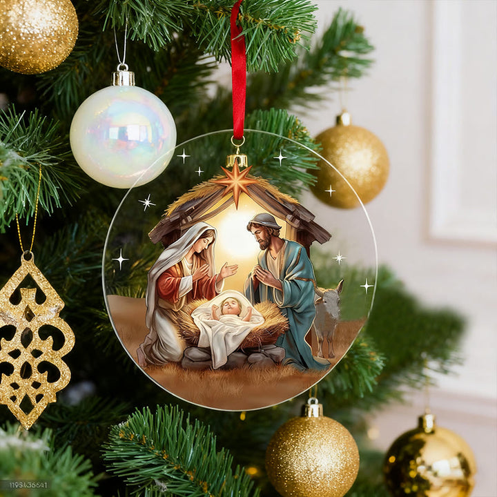 Christianartworkshop Christmas Nativity Scene Christ Decor Ornaments B - image 3